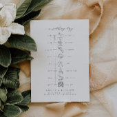 エレガントイベントのタイムラ結婚インアイコンの順序 招待状