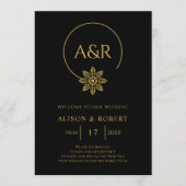 エレガントインスパイアジュエリー枠結婚及び花 プログラム (正面)