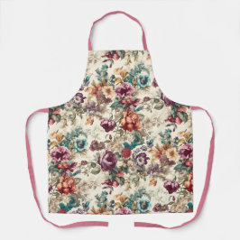エレガントインスパイアスタイリッシュフローラヴィンテージ エプロン