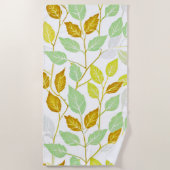 エレガントインスパイアデザイン ビーチタオル (正面)