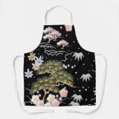 エレガントインスパイア日本の植物画 | エプロン (正面)