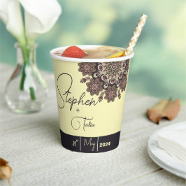 エレガントインスパイア結婚の 紙コップ