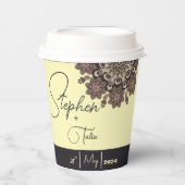 エレガントインスパイア結婚の 紙コップ (正面)