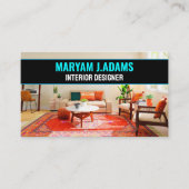 エレガントインテリアデザイナー（ステージングホームリビング） QR 名刺 (正面)