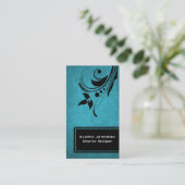 エレガントインテリア・デザイナのビジネス・カード 名刺 (スタンド正面)