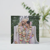 エレガントインディアンの写結婚真 セーブザデート (スタンド正面)