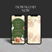 エレガントインディアン結婚式招待状 招待状