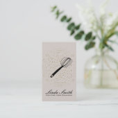 エレガントウィスクロッフェイクク金ゴールド循環ベーカリー 名刺 (スタンド正面)