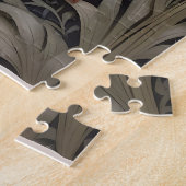 エレガントウィリアムインスパイアモリスホワイトホース ジグソーパズル (側面)