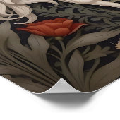 エレガントウィリアムインスパイアモリスホワイトホース ポスター (角)