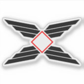 エレガントウィングXモノグラム シール (正面)