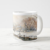 エレガントウィンターケンジントンガーデンズロンドンマグ ジャンボコーヒーマグカップ (正面右)