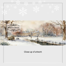 エレガントウィンターケンジントンガーデンズロンドンマグ ジャンボコーヒーマグカップ