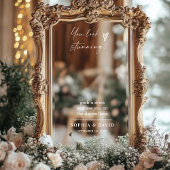 エレガントウェディングウェルカムサインセルフィー鏡デカール ウィンドウサイン