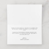 エレガントウェディングウェルカム抱き枕バスケット プレイスカード (内部開封)