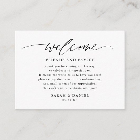 エレガントウェディングウェルカム抱き枕座席表 エンクロージャーカード (正面)