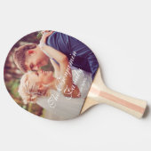 エレガントウェディングカップル卓球カスタム 卓球ラケット (横)