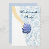 エレガントウェディングガウンバチェロレッテ招待状 招待状 (正面/裏面)
