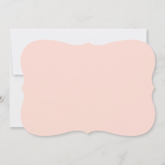 エレガントウェディングガウンブライダルシャワー招待状 招待状 (裏面)