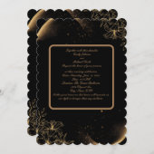 エレガントウェディングクラシック招待状 – タイムレスデ 招待状 (正面/裏面)