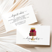 エレガントウェディングケーキブルゴーニュベーカリー 名刺