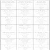 エレガントウェディングゲストロン住所 シール (正面)