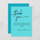 エレガントウェディングサンキューカード サンキューカード (正面/裏面)