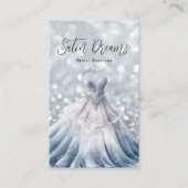 エレガントウェディングドレスブライダルブティックショップ 名刺 (正面)