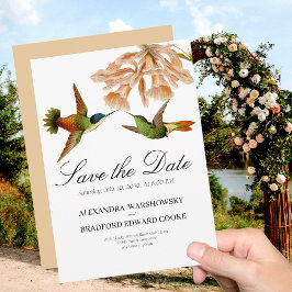 エレガントウェディングハミングバード赤面ピンクリリー