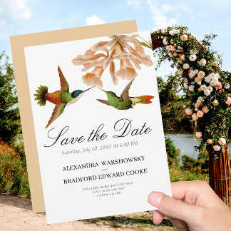 エレガントウェディングハミングバード赤面ピンクリリー