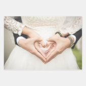 エレガントウェディングブライダルラッピング紙シート ラッピングペーパーシート (正面2)