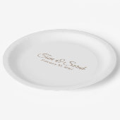 エレガントウェディングプレート ペーパープレート (アングル)