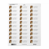 エレガントウェディングベットタールヴァージンメアリージョセフ ラベル (フルシート)