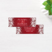 エレガントウェディングメッセージカードグラマラス火花赤 (デスク)
