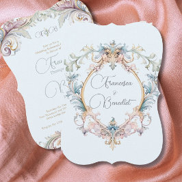 エレガントウェディングリハーサルディナーリージェンシーブルー