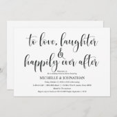 エレガントウェディングリハーサルディナー招待状カード 招待状 (正面/裏面)