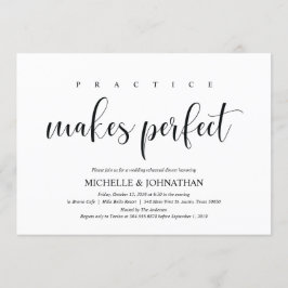 エレガントウェディングリハーサルディナー招待状カード 招待状