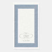 エレガントウェディングロマンチックハートダスティブルーディナー (正面)