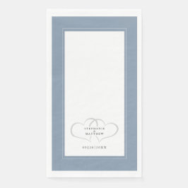 エレガントウェディングロマンチックハートダスティブルーディナー