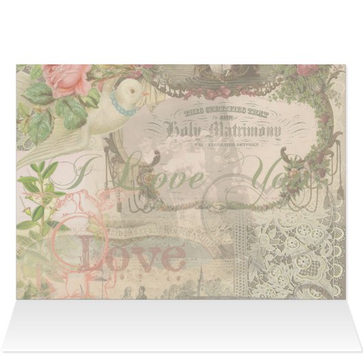 エレガントウェディングヴィンテージ結婚アンティークヴィンテージ (内部横(上))