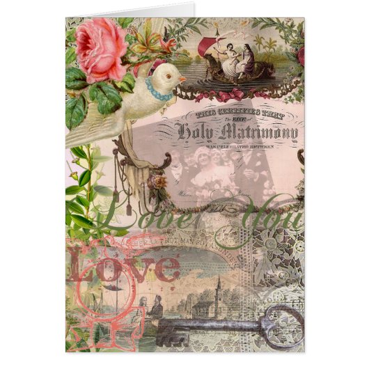 エレガントウェディングヴィンテージ結婚アンティークヴィンテージ (正面)