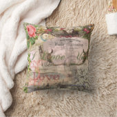 エレガントウェディングヴィンテージ結婚アンティークヴィンテージ クッション (ブランケット)