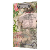 エレガントウェディングヴィンテージ結婚アンティークヴィンテージ クリップボード (左)