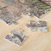 エレガントウェディングヴィンテージ結婚アンティークヴィンテージ ジグソーパズル (側面)