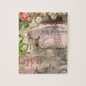 エレガントウェディングヴィンテージ結婚アンティークヴィンテージ ジグソーパズル (縦)