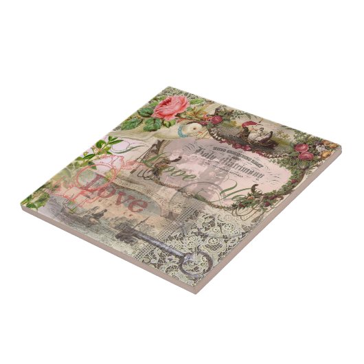 エレガントウェディングヴィンテージ結婚アンティークヴィンテージ タイル