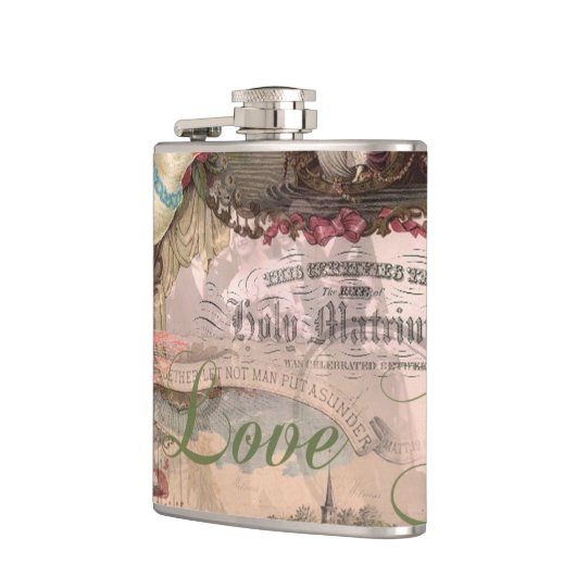 エレガントウェディングヴィンテージ結婚アンティークヴィンテージ フラスク (左)