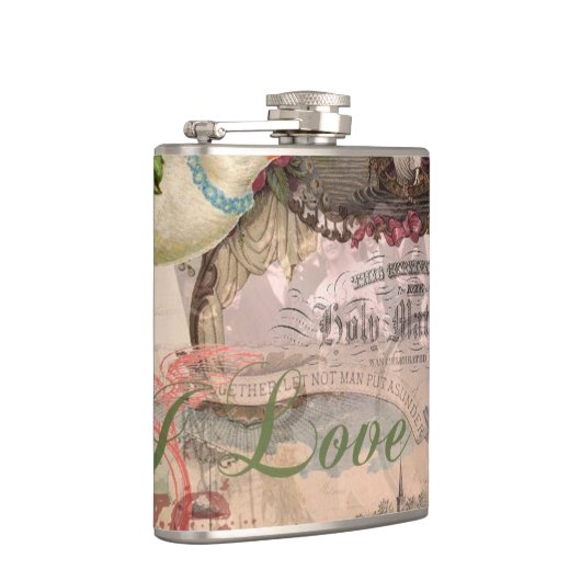 エレガントウェディングヴィンテージ結婚アンティークヴィンテージ フラスク (右)