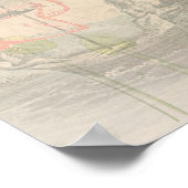 エレガントウェディングヴィンテージ結婚アンティークヴィンテージ ポスター (角)