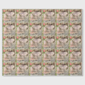 エレガントウェディングヴィンテージ結婚アンティークヴィンテージ ラッピングペーパー (フラット)